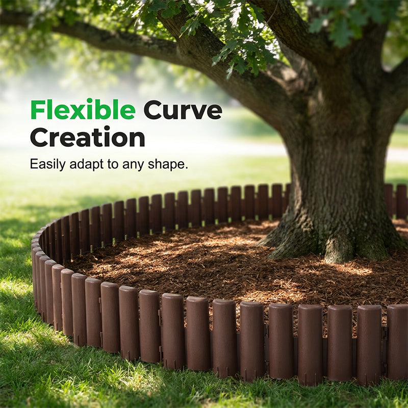 Premium Plastic Stake-in Garden Edging Fence