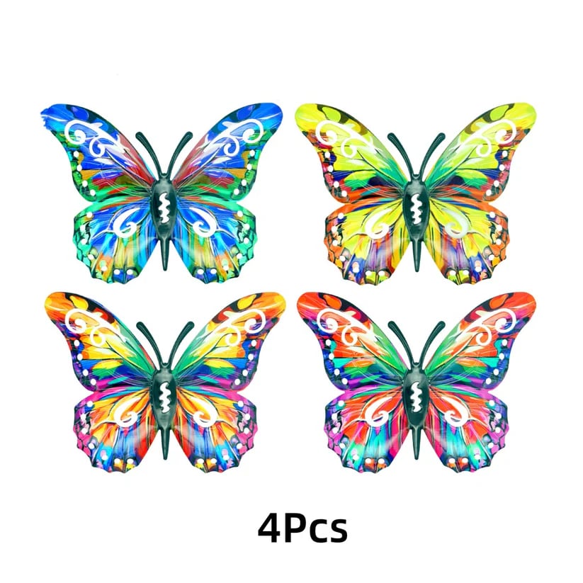 ✨🦋4Pcs Butterfly Metal Wall Decor