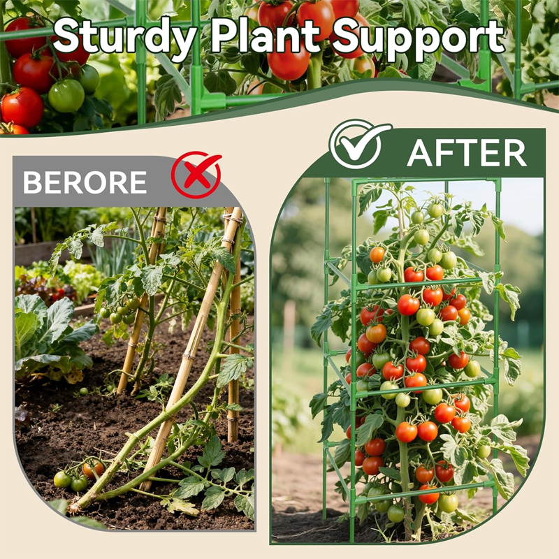 Adjustable Modular Plant Support Cage