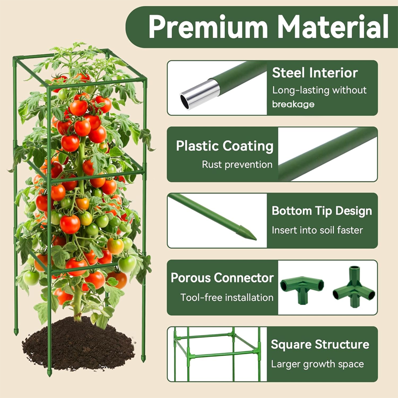 Adjustable Modular Plant Support Cage