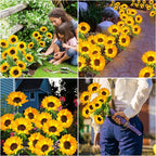 🌻 Realistic & Weatherproof | Solar Sunflower | IP65 Outdoor Decor