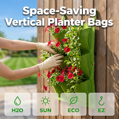 Space Saving Vertical Planter Bags