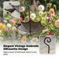 🐦Hanging Umbrella Bird Feeder & Bath – Dual-Use, Rust-Resistant, Vintage Style & Perfect for Garden Decor ☂️