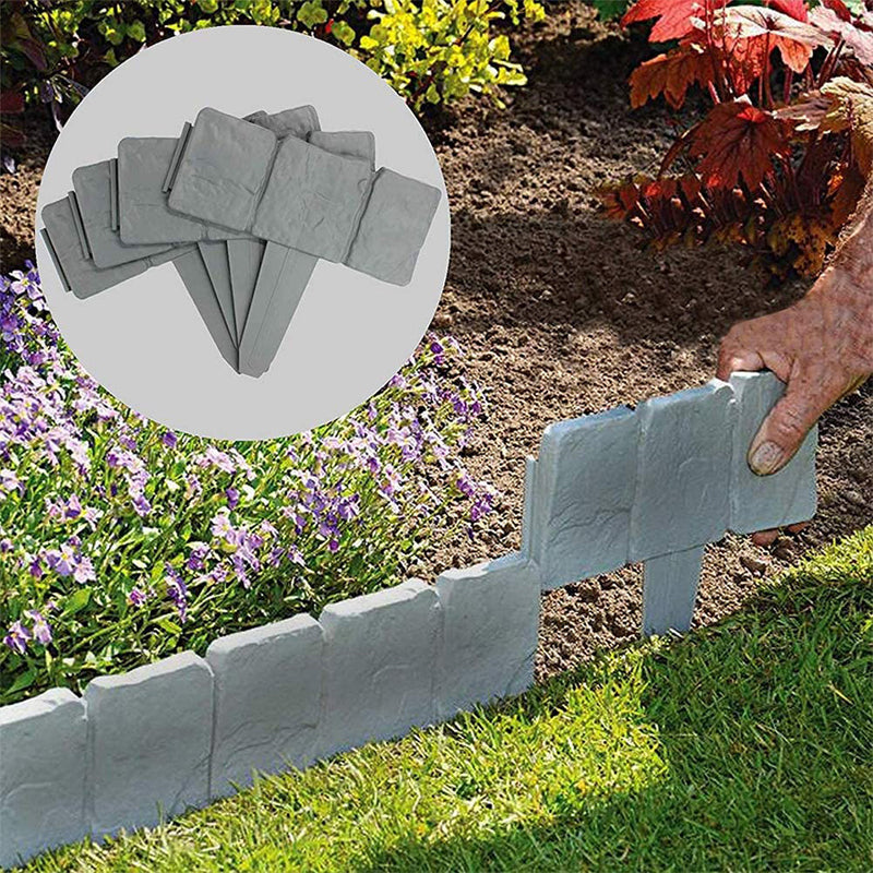 🌿✨  Imitation Stone Garden Fence 🏡♻️