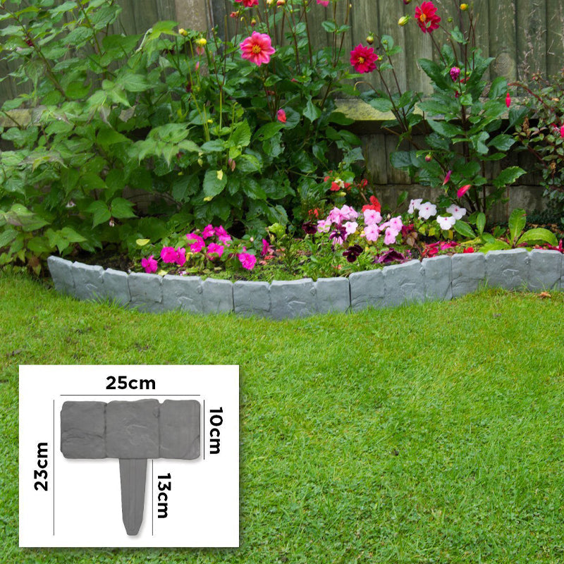 🌿✨  Imitation Stone Garden Fence 🏡♻️