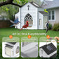 Church-Shaped Solar-Powered Bird Feeder