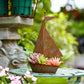 Rustic Sailboat Metal Planter