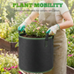 🌱👜 5-Pack Thickened Non-Woven Grow Bag With Handles – Heavy Duty, Breathable Fabric, Eco-Friendly, Large Capacity.