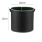 🌱👜 5-Pack Thickened Non-Woven Grow Bag With Handles – Heavy Duty, Breathable Fabric, Eco-Friendly, Large Capacity.