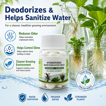Water Purifying Tablets for Hydroponic Plants and Cut Flowers