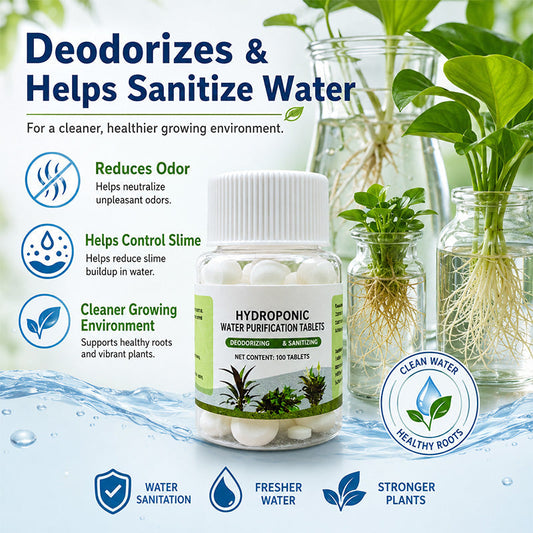 Water Purifying Tablets for Hydroponic Plants and Cut Flowers
