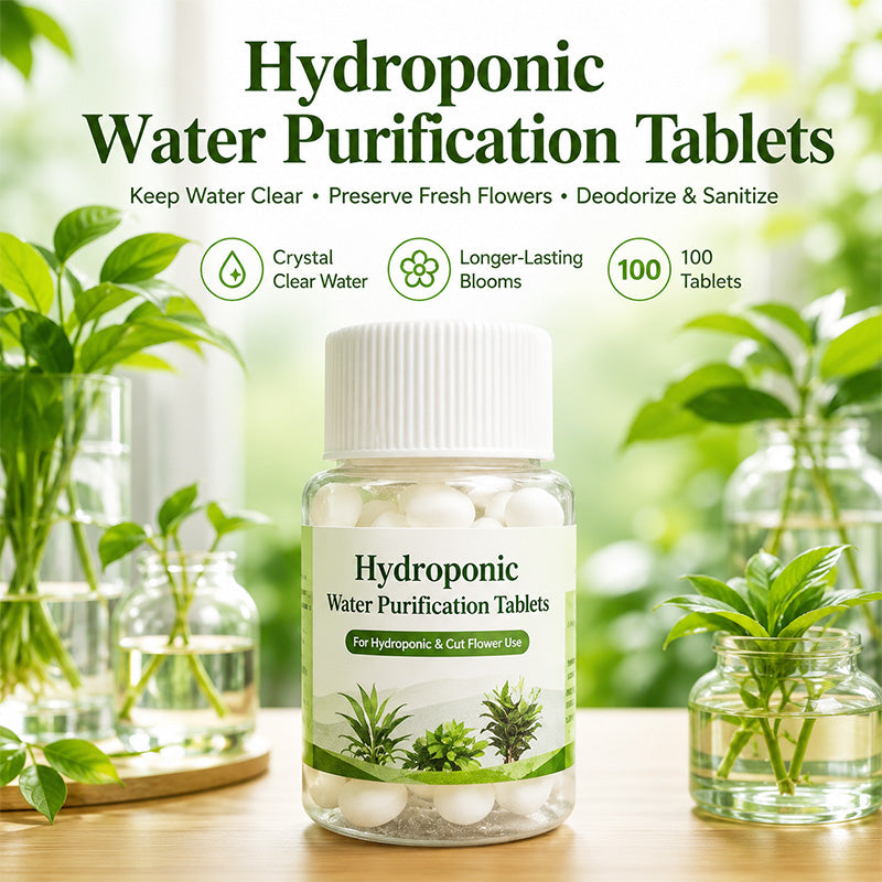 Water Purifying Tablets for Hydroponic Plants and Cut Flowers