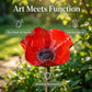 Handmade Metal Flower Garden Stake
