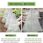 20/30 PCS Clear Garden Cloche for Plants