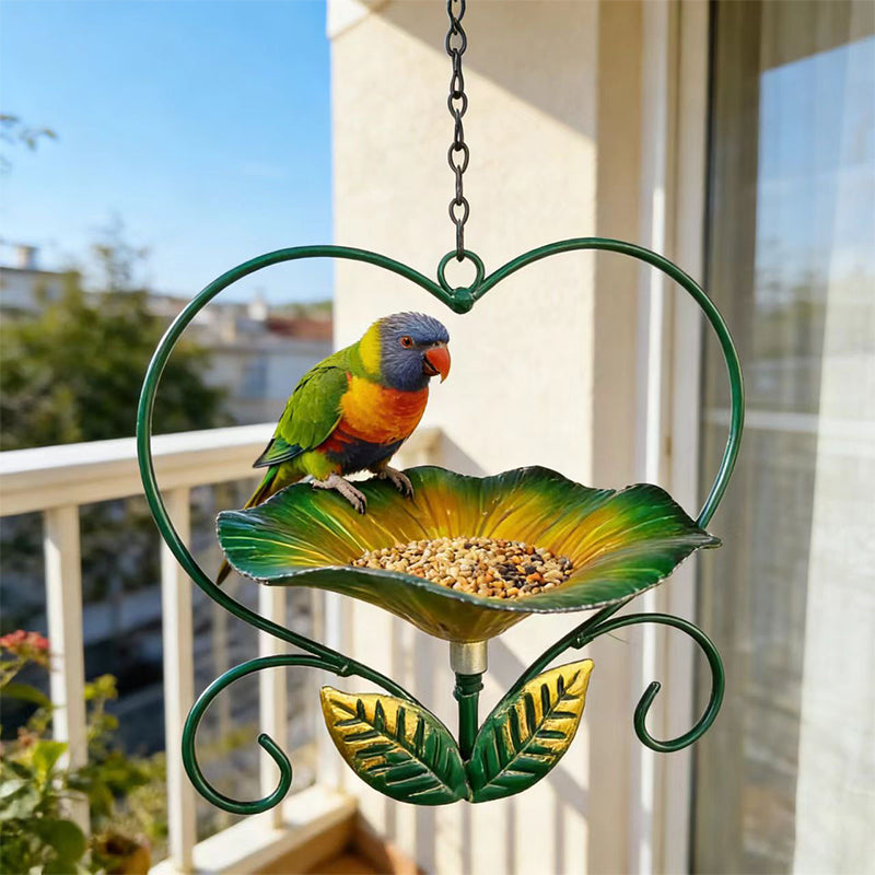 Outdoor Hanging Heart-Shaped Bird Feeder