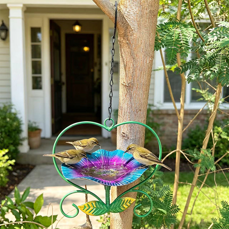 Outdoor Hanging Heart-Shaped Bird Feeder