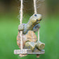 Whimsical Turtle Swing Decor