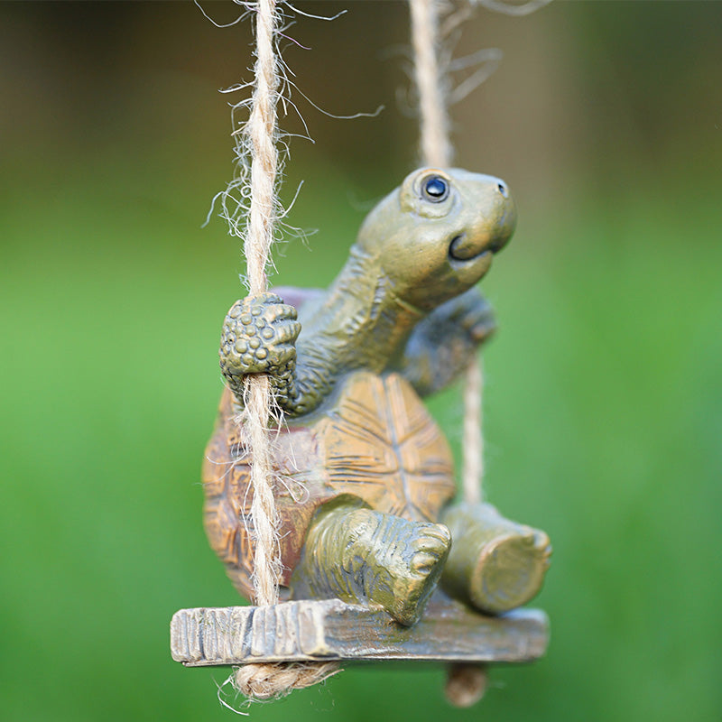 Whimsical Turtle Swing Decor