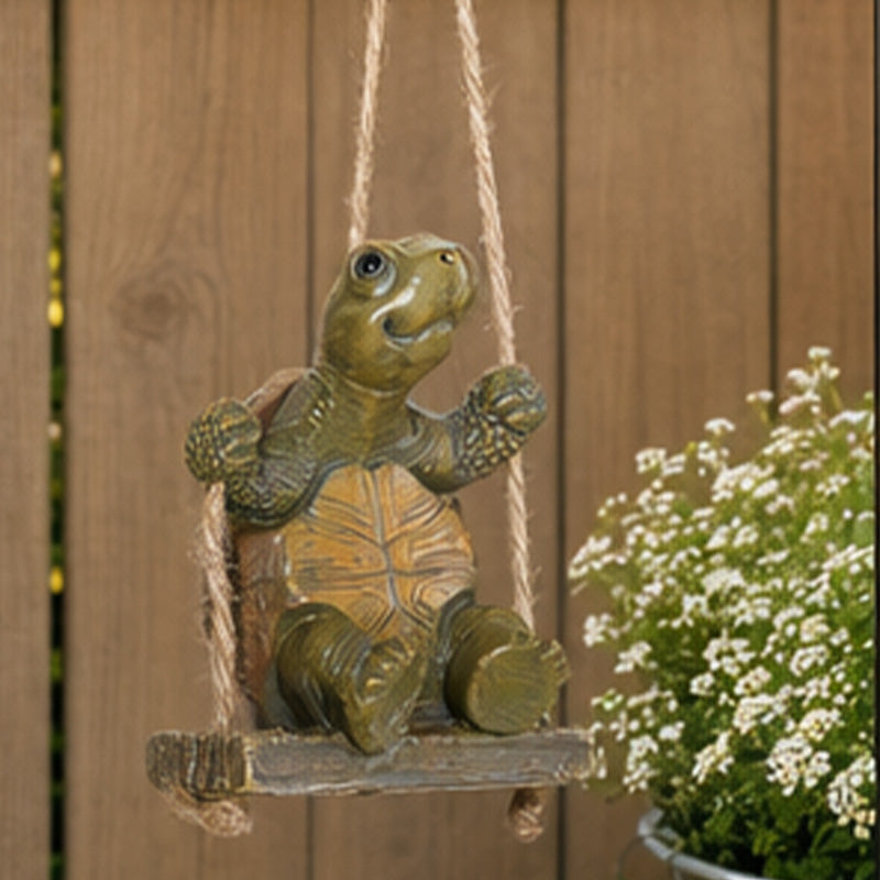 Whimsical Turtle Swing Decor