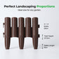 Premium Plastic Stake-in Garden Edging Fence
