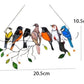 The Best Gift-Birds Stained  Window  Panel Hangings