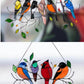 The Best Gift-Birds Stained  Window  Panel Hangings