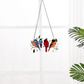 The Best Gift-Birds Stained  Window  Panel Hangings