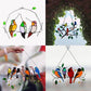 The Best Gift-Birds Stained  Window  Panel Hangings