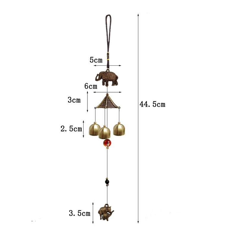 Large Outdoor Lucky Wind Chimes for Good Luck