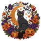 🐈‍⬛ Portable Pumpkin Diamond Charm Hanging Ornament