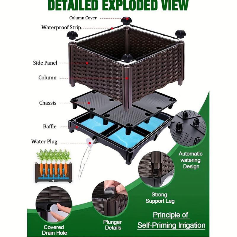 🌱 🥬 Multifunctional Planting Box – Grow veggies & herbs easily ✨