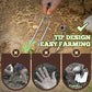 🌱 Compact 2‑Tooth Garden Weed Puller – Sharp Prongs, Sturdy Iron, Hand‑Held ✨