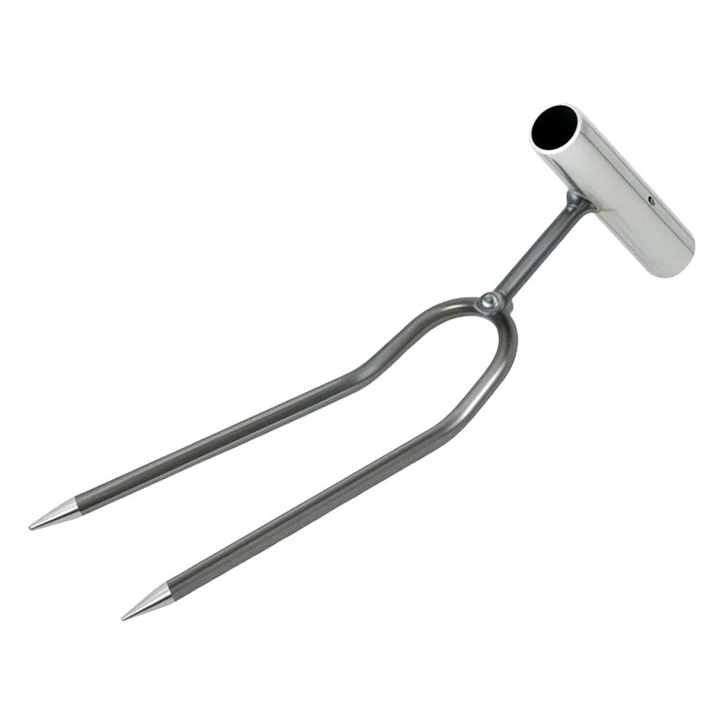 🌱 Compact 2‑Tooth Garden Weed Puller – Sharp Prongs, Sturdy Iron, Hand‑Held ✨